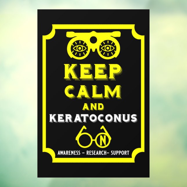 Vinilos Para Cristales Apoyo Y Conciencia De Keratoconos (Hoja 3)