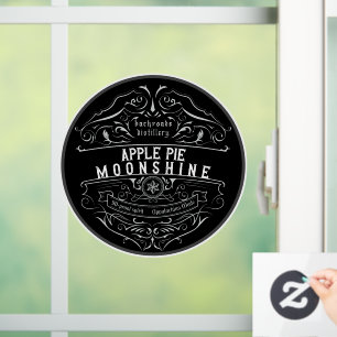 Vinilos Para Cristales Appalachia Sello Moonshine Ventana Cling