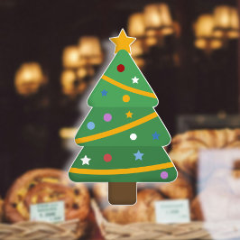 Vinilos Para Cristales Árbol de Navidad