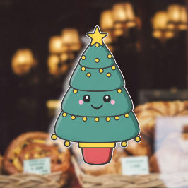 Vinilos Para Cristales Árbol de navidad lindo