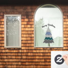 Vinilos Para Cristales Árbol de Navidad Maravilloso Sweather