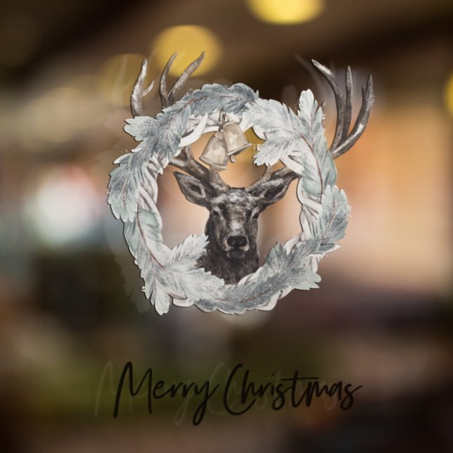 Vinilos Para Cristales Árbol verde de los navidades | Feliz Navidad (Subido por el creador)