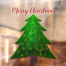 Árbol verde de Navidad moderno