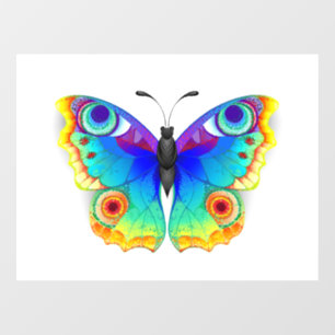 Vinilos Para Cristales Arcoiris mariposa Peacock Eye