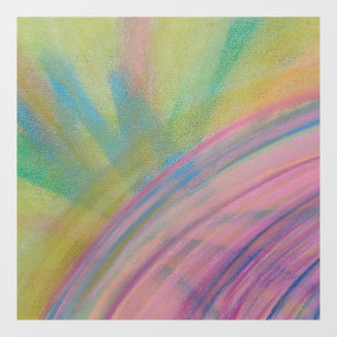Vinilos Para Cristales Arte abstracto colorido único P9