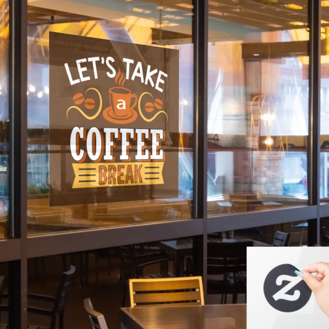 Vinilos Para Cristales arte de palabras de la cafetería linda Window Clin (ventana del restaurante)