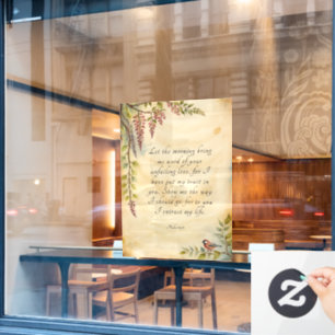 Vinilos Para Cristales Arte personalizado de versículos de la Biblia cris