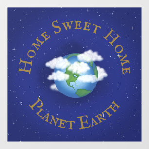 Vinilos Para Cristales Astronomía caprichosa del "Hogar dulce Planeta Tie