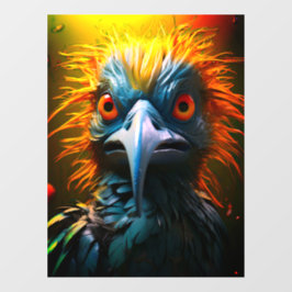 Vinilos Para Cristales Ave divertida