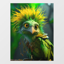 Vinilos Para Cristales Ave verde