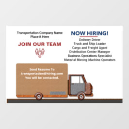 Vinilos Para Cristales Ayudar a contratar empleados de equipo a unirse a