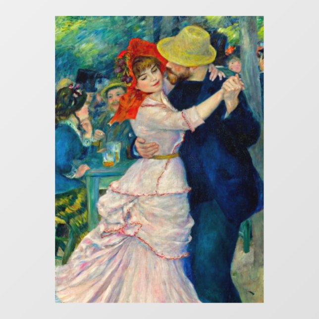 Vinilos Para Cristales Baile en Bougival Pierre Renoir (Hoja)