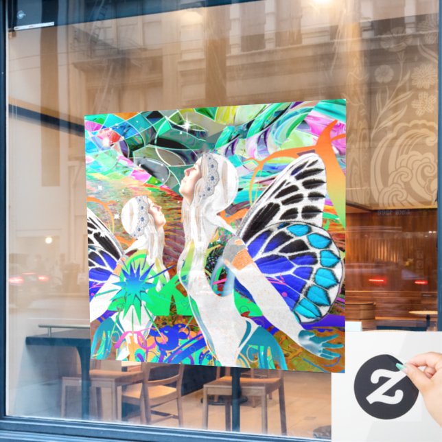 Vinilos Para Cristales Baile mágico (Ventana de cafetería)