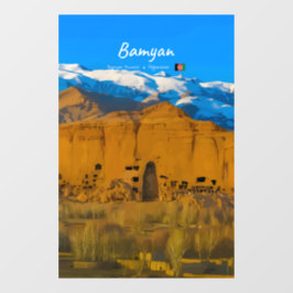 Vinilos Para Cristales Bamyan, Afganistán - Valle del acantilado de Buda