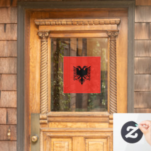 Vinilos Para Cristales Bandera albanesa