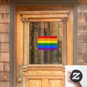 Vinilos Para Cristales Bandera arco iris - LGBT y orgullo