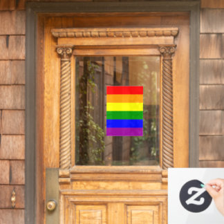 Vinilos Para Cristales Bandera arcoiris del orgullo gay