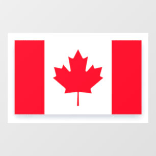 Vinilos Para Cristales Bandera canadiense. CANADÁ.