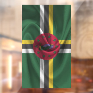 Vinilos Para Cristales Bandera de Dominica