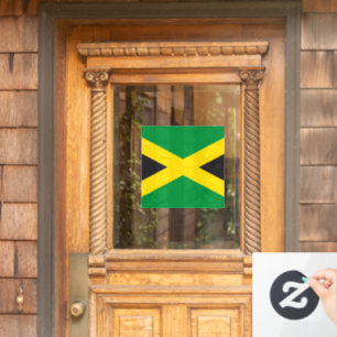 Vinilos Para Cristales Bandera de Jamaica