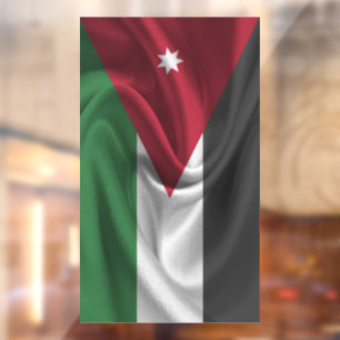 Vinilos Para Cristales Bandera de Jordania