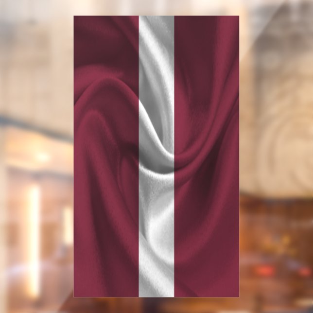 Vinilos Para Cristales Bandera de Letonia (Hoja 2)