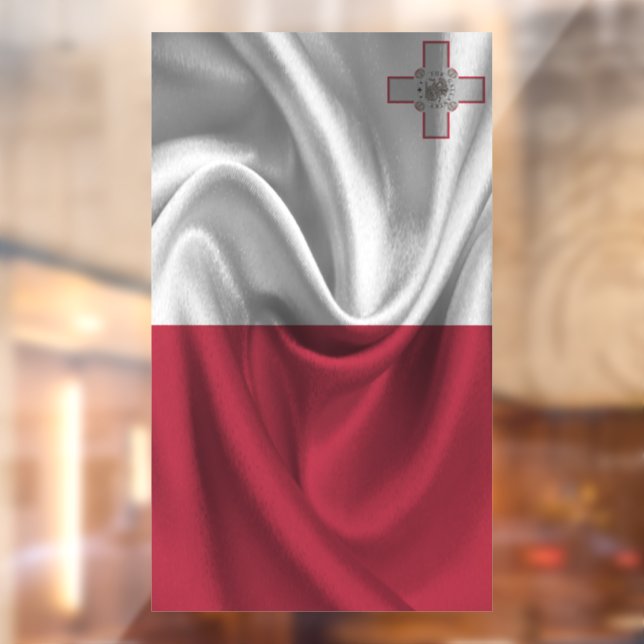Vinilos Para Cristales Bandera de Malta (Hoja 2)