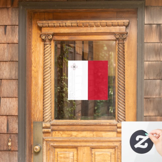 Vinilos Para Cristales Bandera de Malta (Puerta de casa)