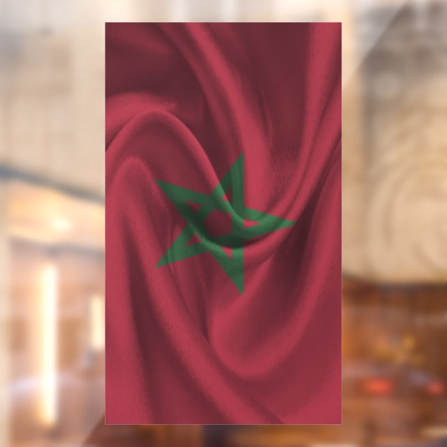 Vinilos Para Cristales Bandera de Marruecos (Hoja 2)