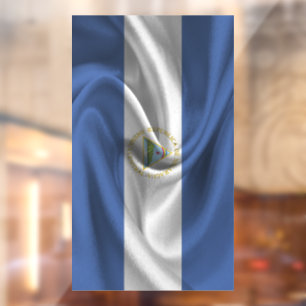 Vinilos Para Cristales Bandera de Nicaragua