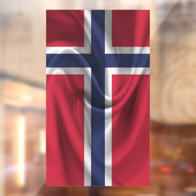 Vinilos Para Cristales Bandera de Noruega (Hoja 2)