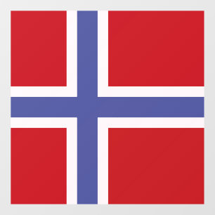 Vinilos Para Cristales Bandera de Noruega