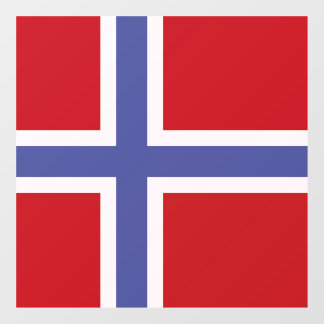 Vinilos Para Cristales Bandera de Noruega
