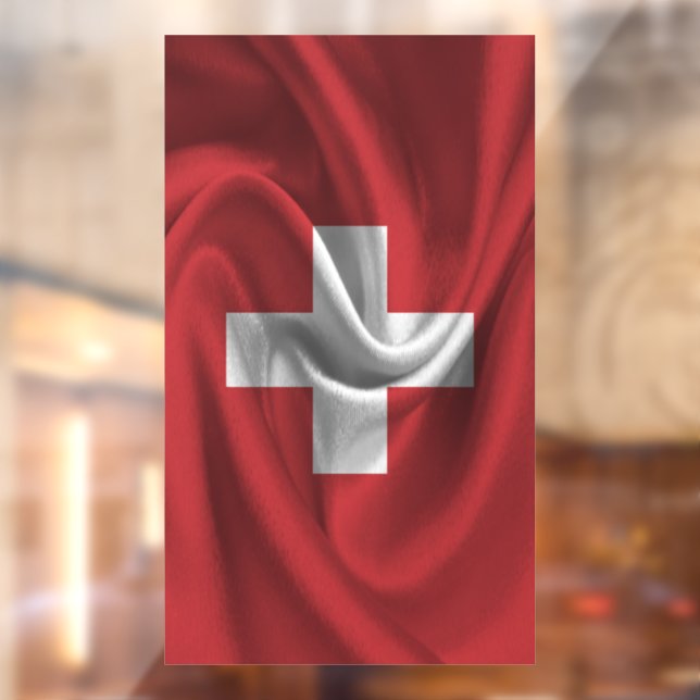 Vinilos Para Cristales Bandera de Suiza (Hoja 2)