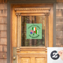 Bandera de trébol personalizada búlgara irlandesa 