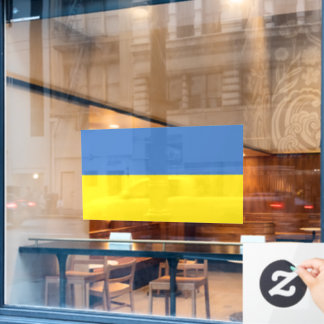 Vinilos Para Cristales Bandera de Ucrania, ucraniano Slava Ukraini Слава 