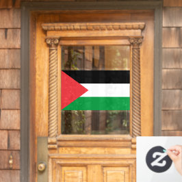 Vinilos Para Cristales Bandera del estado de Palestina patriótica