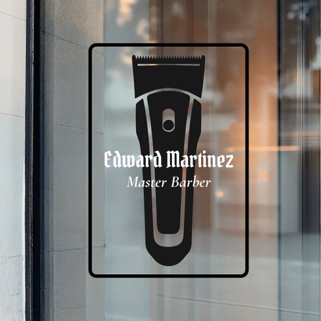 Vinilos Para Cristales Barber Shop Barbershop Electric Hair Clipper (Subido por el creador)
