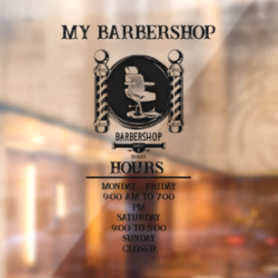 Vinilos Para Cristales Barbershop