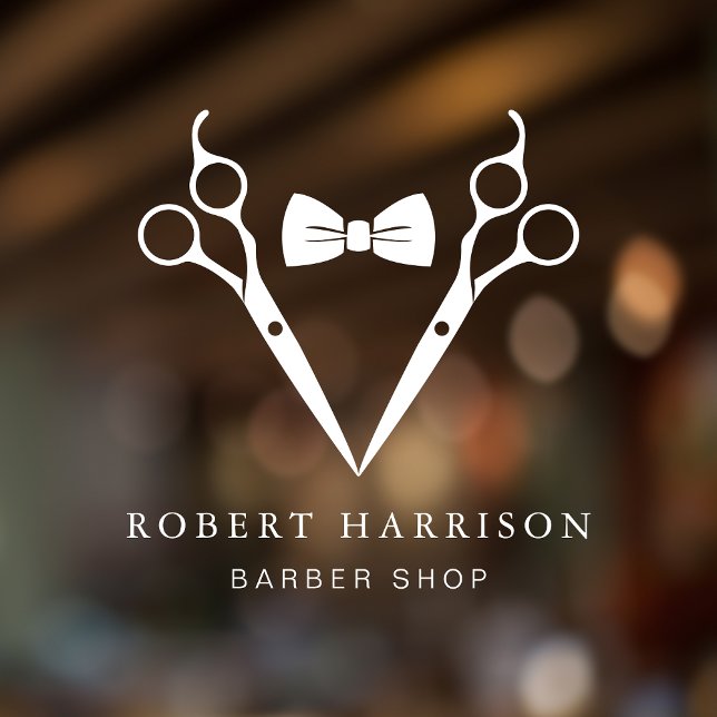 Vinilos Para Cristales Barbershop Barber White (Subido por el creador)