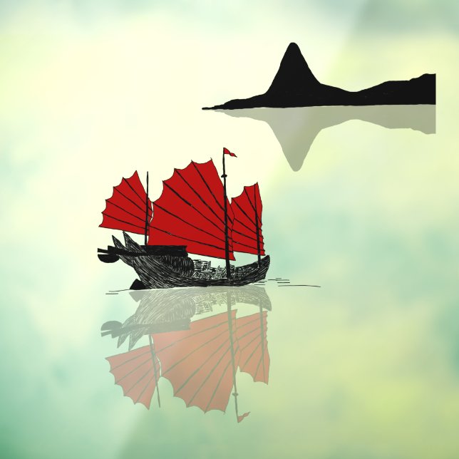 Vinilos Para Cristales Barco basura chino (Hoja 3)