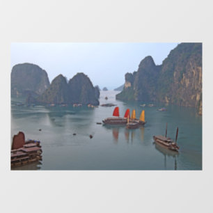 Vinilos Para Cristales Barcos de vela en la bahía de Ha Long - Vietnam, A