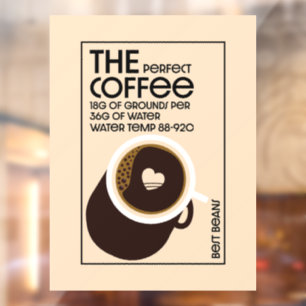 Vinilos Para Cristales Barista Coffeeshop