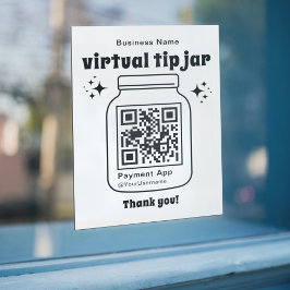 Vinilos Para Cristales Barra de sugerencias virtual con código QR