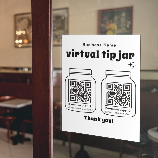 Vinilos Para Cristales Barra de sugerencias virtual con código QR de 2 (Subido por el creador)
