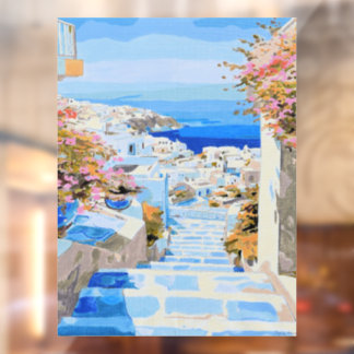 Vinilos Para Cristales Beautiful Greece Window Cling 