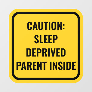 Vinilos Para Cristales Bebé Amarillo A Bordo Alternativo De La Decoración