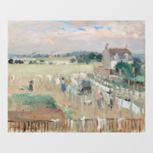 Vinilos Para Cristales Berthe Morisot - Colgando la lavandería para secar