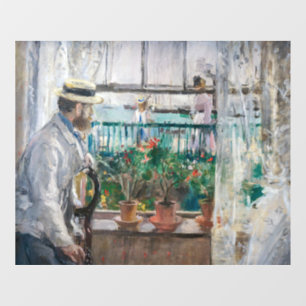 Vinilos Para Cristales Berthe Morisot - Eugene Manet en la Isla de Wight