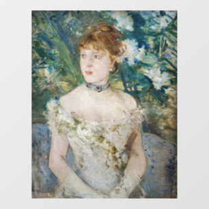 Vinilos Para Cristales Berthe Morisot - Joven Chica en un vestido de bola